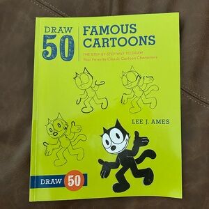 Never used Draw 50 Famous Cartoons Book